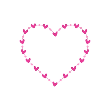 Free Heart Border Clipart to Edit Online
