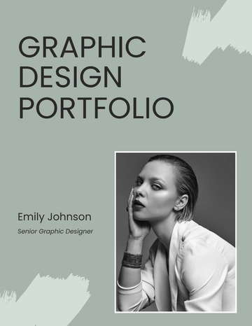 Free Graphic Design Portfolio Template to Edit Online