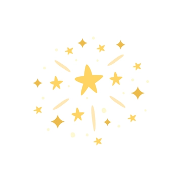 Free Glitter Star Clipart to Edit Online