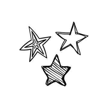Free Hand-Drawn Star Clipart to Edit Online