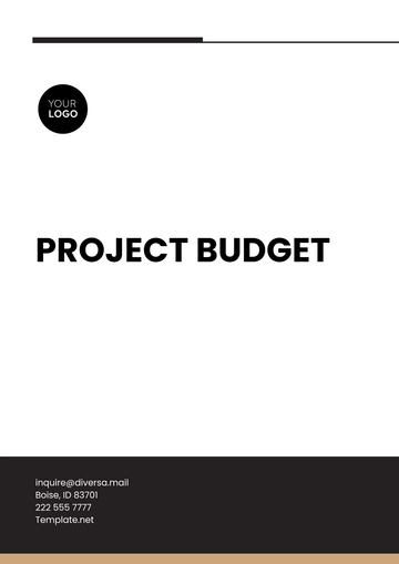 Free Printable Project Budget Template to Edit Online