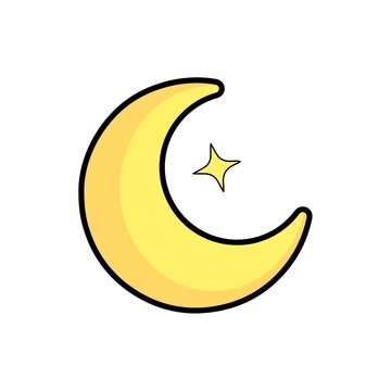 Free Cartoon Moon Clipart to Edit Online