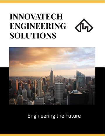 Free Engineering Portfolio Template to Edit Online