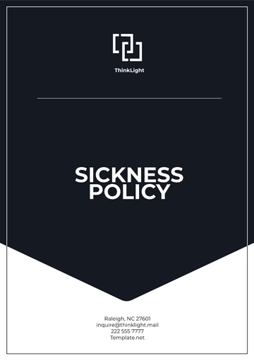Free Sickness Policy Template to Edit Online