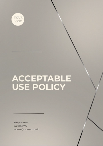 Free Acceptable Use Policy Template to Edit Online