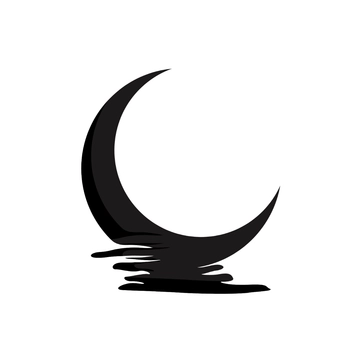 Free Black & White Moon Clipart to Edit Online