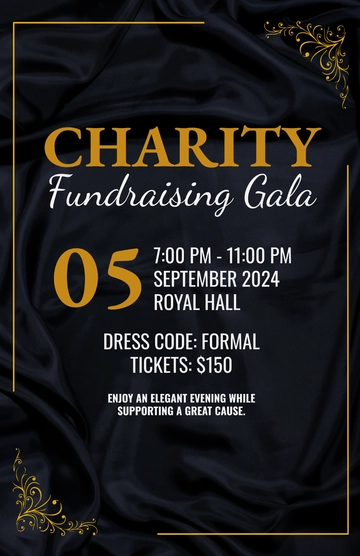 Free Charity Fundraising Template to Edit Online