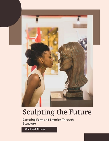 Free Sculpture Portfolio Template to Edit Online