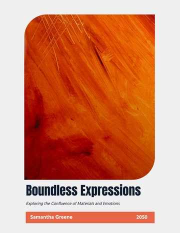 Free Mixed Media Portfolio Template to Edit Online