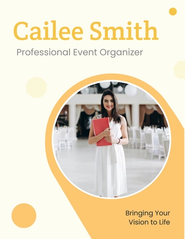 Free Event Portfolio Template to Edit Online