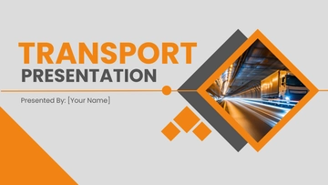 Free Transport Presentation Template to Edit Online