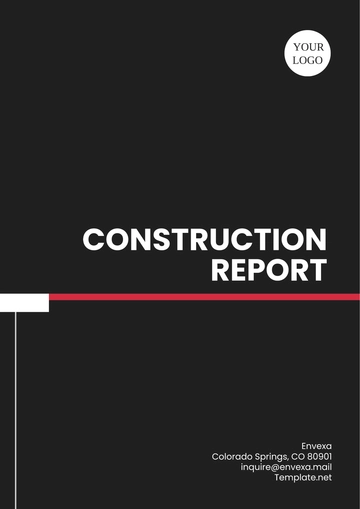 Free Construction Report Template to Edit Online