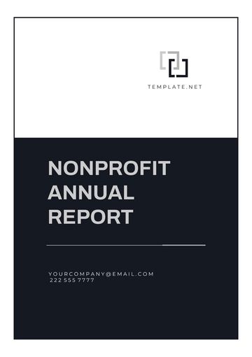 Free Nonprofit Annual Report Template to Edit Online