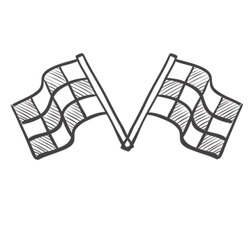 Free Hand-Drawn Racing Flag Clipart to Edit Online