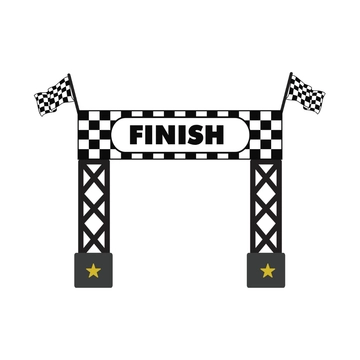 Free Racing Finish Line Flag Clipart to Edit Online