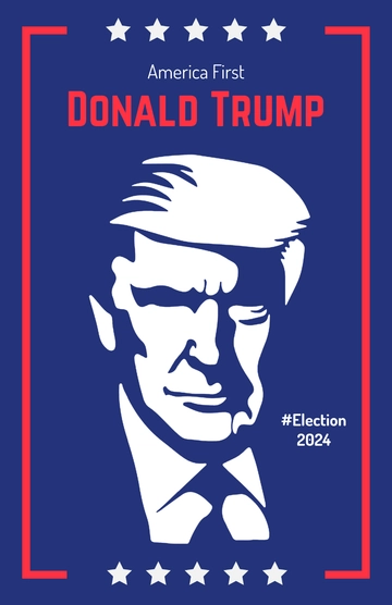 Free Trump Poster Template to Edit Online