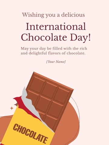 Free Happy International Chocolate Day Template to Edit Online Free Happy International Chocolate Day Template to Edit Online