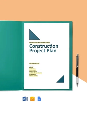 Construction Cost Management Plan Template