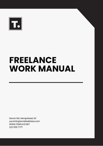 Free Freelance Work Manual Template to Edit Online