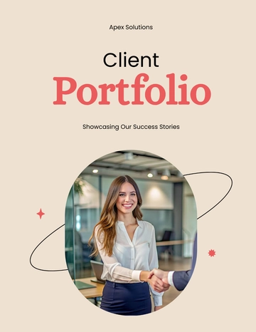 Free Client Portfolio Template to Edit Online