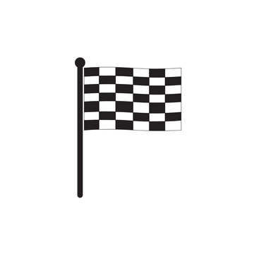 Free Minimalist Racing Flag Clipart to Edit Online