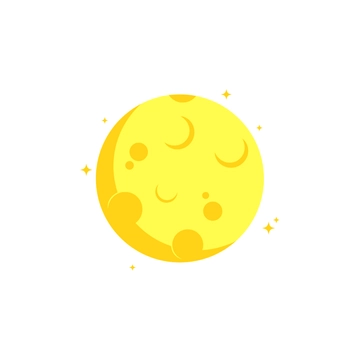 Free Full Moon Clipart to Edit Online