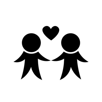 Free Friendship Day Silhouette Clipart to Edit Online