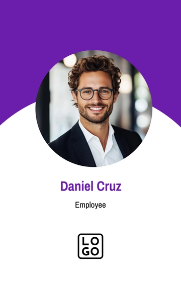 Free Employee Badge ID Card Template to Edit Online
