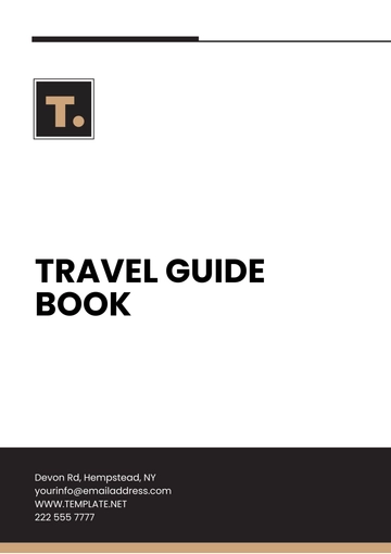 Free Travel Guide Book Template to Edit Online