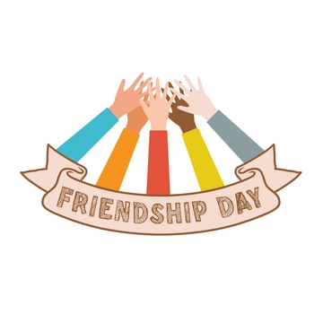 Free Simple Friendship Day Clipart to Edit Online