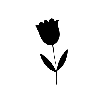Free Flower Silhouette Clipart to Edit Online