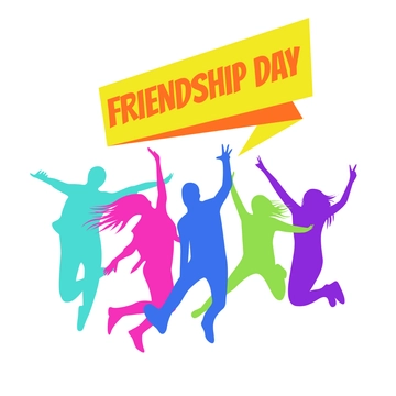 Free Colorful Friendship Day Clipart to Edit Online