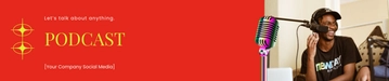 Free Retro Vibes Soundcloud Banner Template to Edit Online