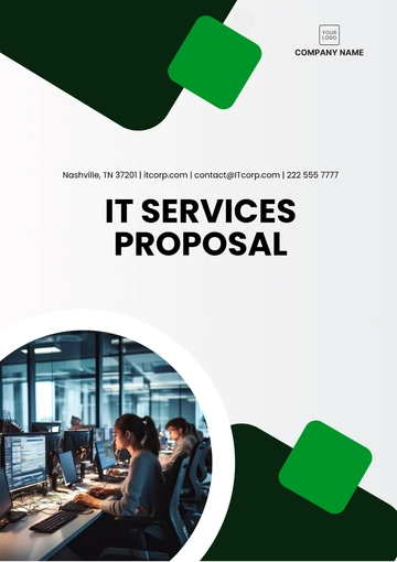 Free IT Services Proposal Template to Edit Online