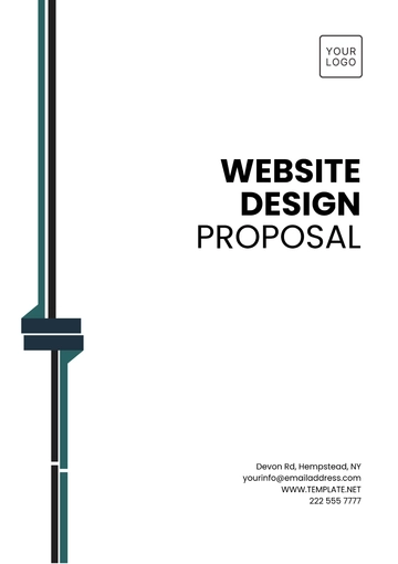 Free Website Design Proposal Template to Edit Online