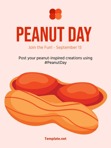 Free Peanut Day Template to Edit Online