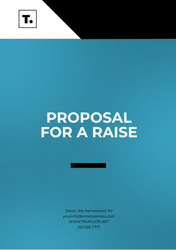 Free Proposal for a Raise Layout Template to Edit Online
