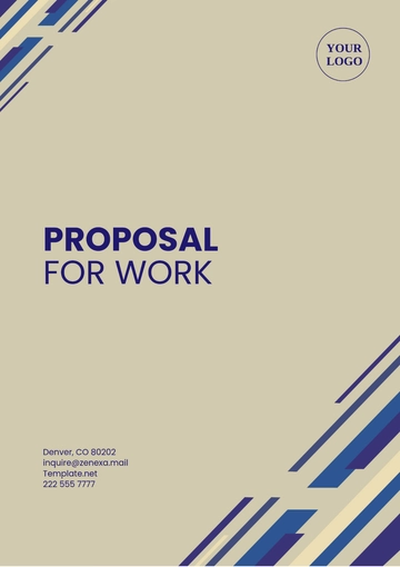 Free Proposal for Work Template to Edit Online