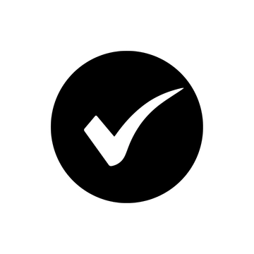 Free Black & White Check Tick Mark Clipart to Edit Online