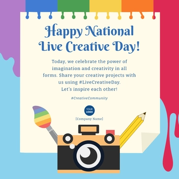 Free National Live Creative Day Template to Edit Online