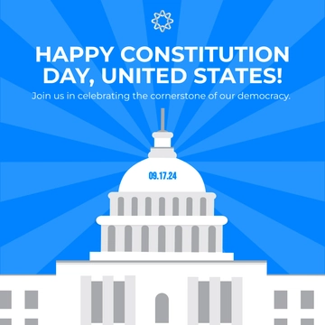 Free Constitution Day United States Template to Edit Online