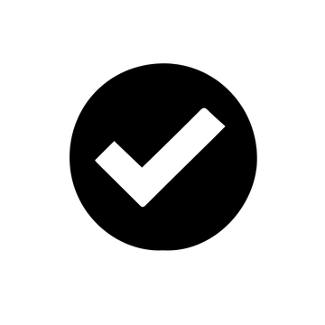Free Check Tick Mark Silhouette Clipart to Edit Online