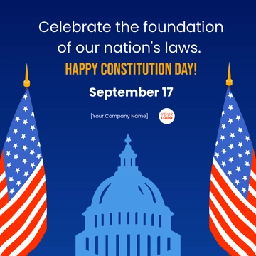 Free Constitution Day Template to Edit Online