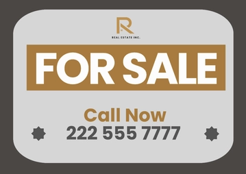 Free Real Estate Yard Sign Template