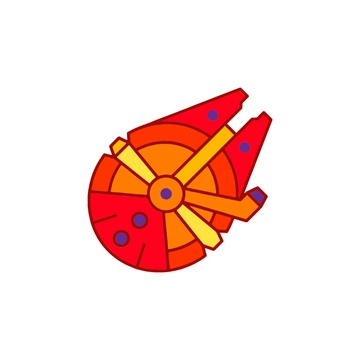 Free Millennium Falcon Clipart to Edit Online