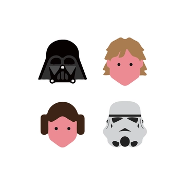 Free Star Wars Characters Clipart to Edit Online