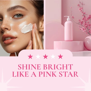 Free Pink Instagram Post Template to Edit Online