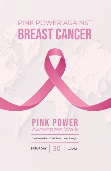 Free Pink Power Poster Template to Edit Online