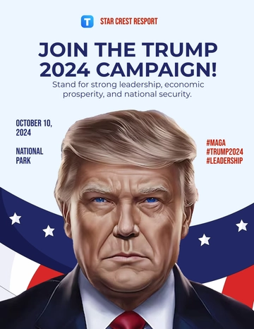 Free Trump Flyer Template to Edit Online