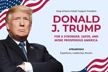 Free Trump Slogan Template to Edit Online